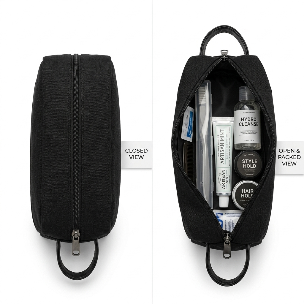Coteci black tech organizer pouch holding cables, charger and power bank — available in Lebanon