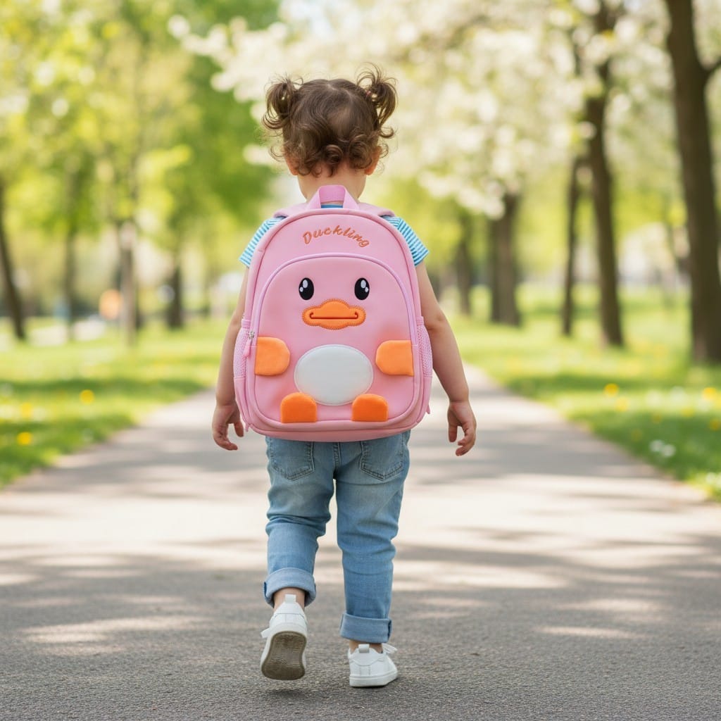 Pink Duckling 3D Backpack