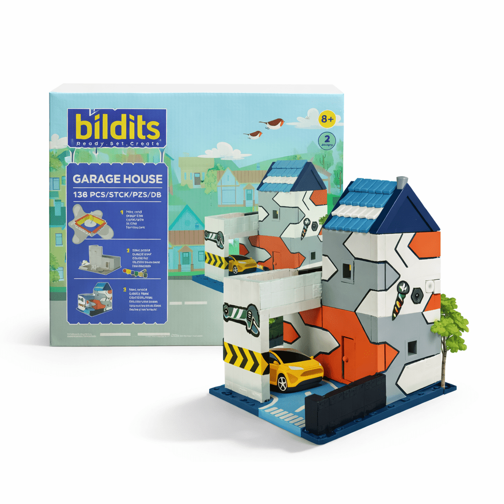 Bildits Garage House STEM Building Kit 138 Pieces Lebanon