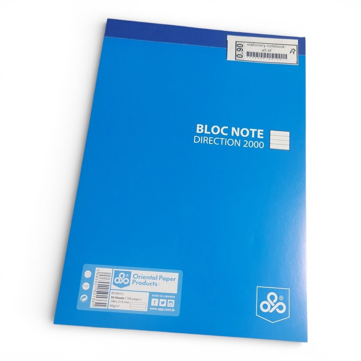 Bloc Note Direction 2000 Lined Notebook Lebanon