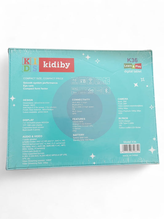 Kidiby K36 Kids Learning Tablet – 7 Inch