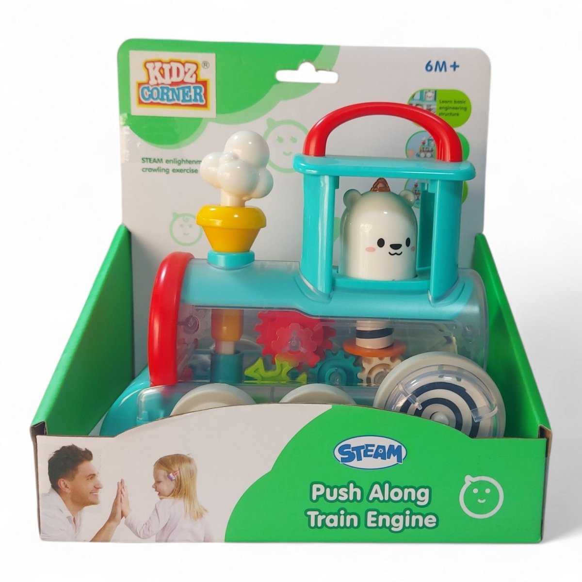 Kidz Corner STEAM Push Along Train Engine 6M+ Lebanon