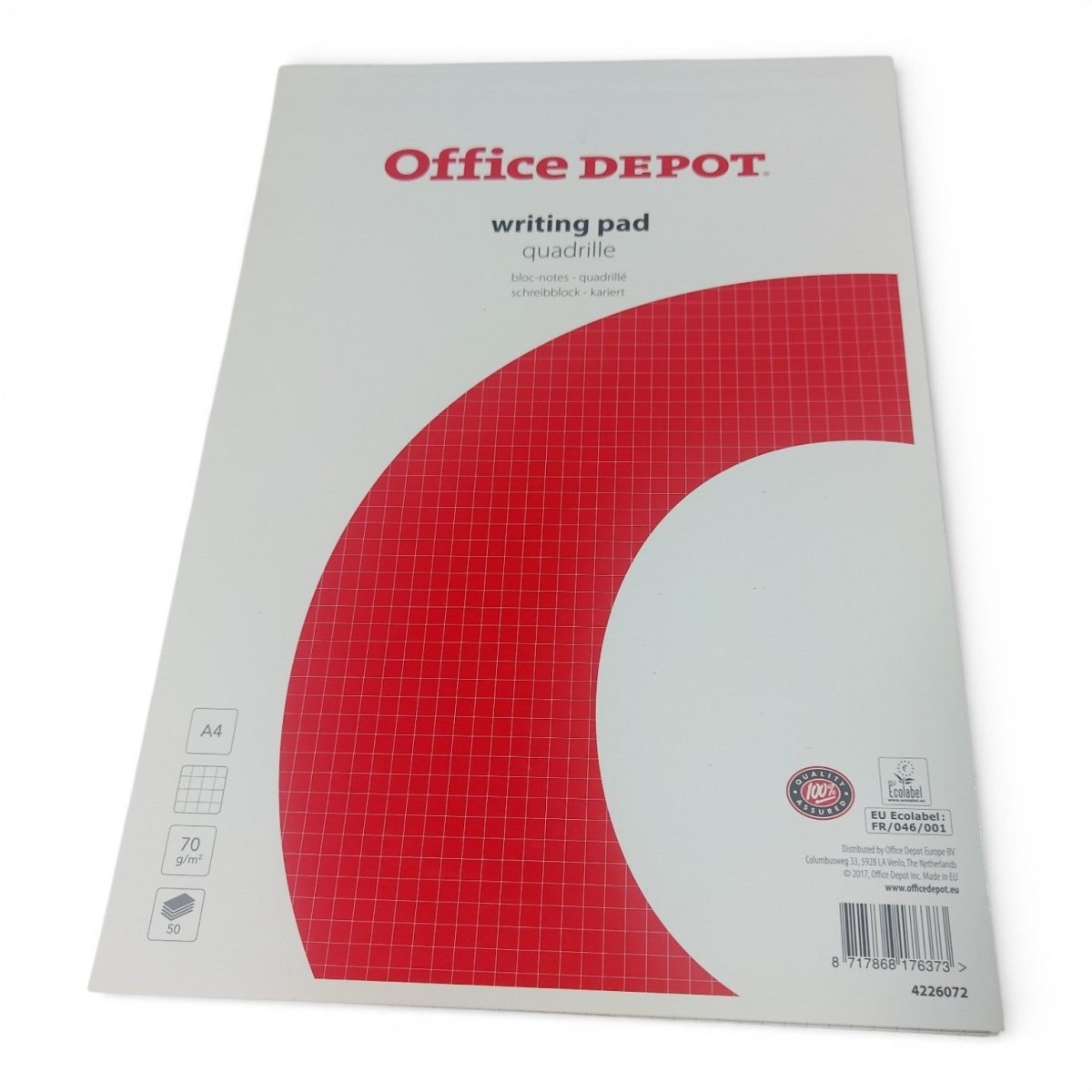 Office Depot Writing Pad Quadrille Squared Lebanon