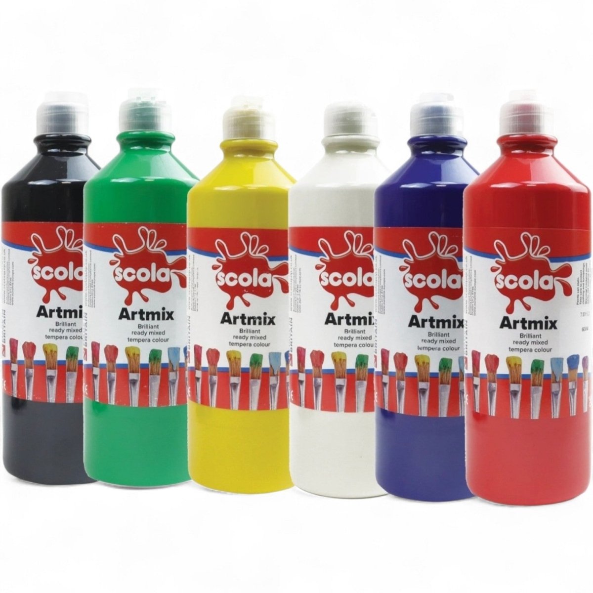 Scola Artmix Tempera Paint Ready Mixed Single Color Bottle Lebanon