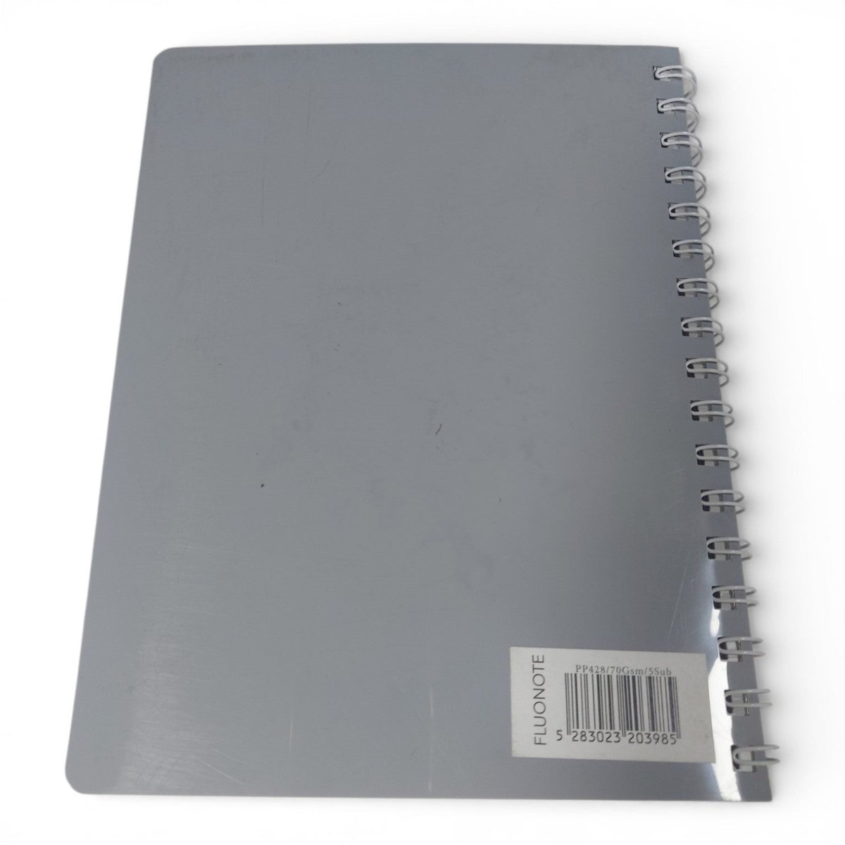 Spiral Notebook Grey Cover Fluo Note Lebanon