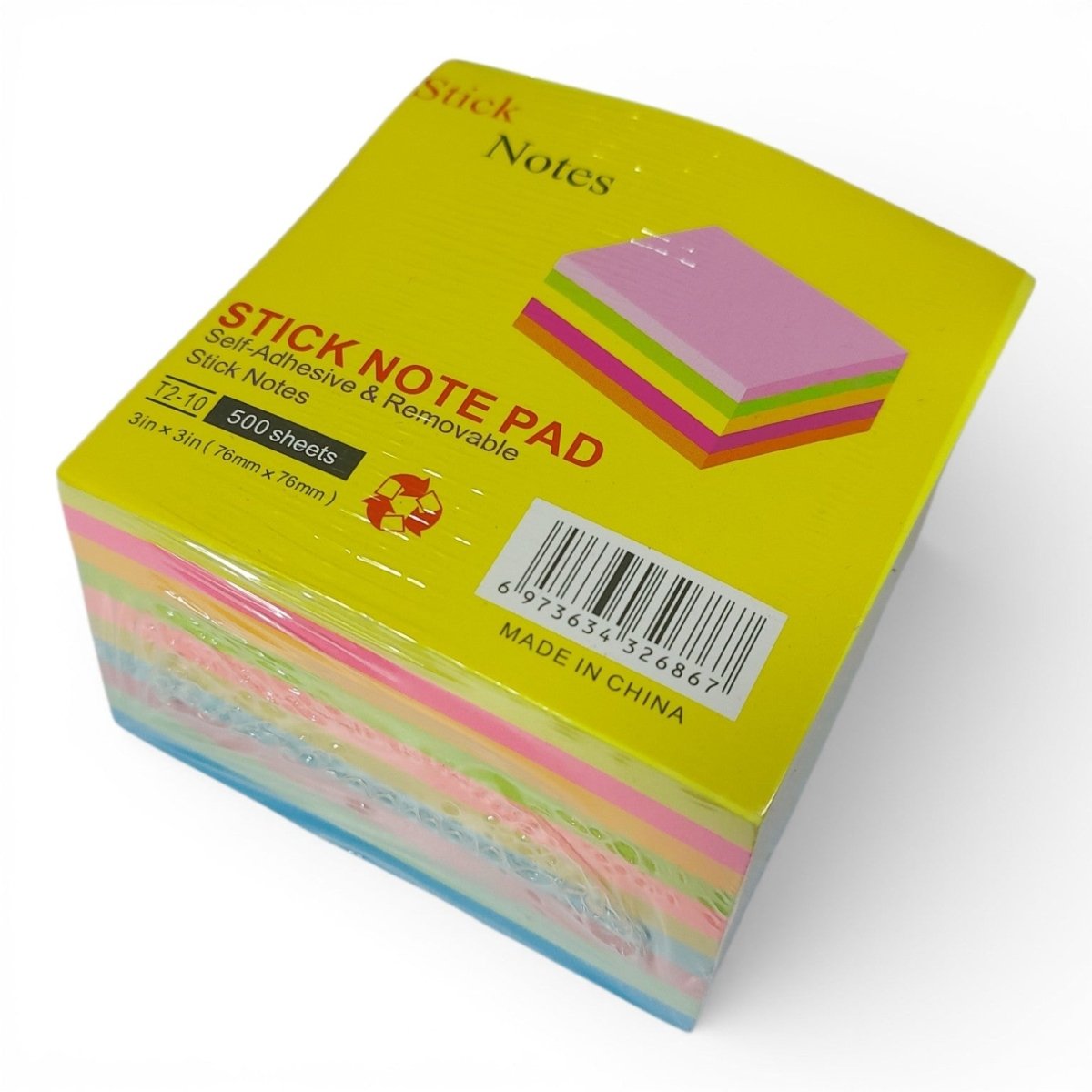 Sticky Note Pad Multicolor Cube 3 3 in Lebanon