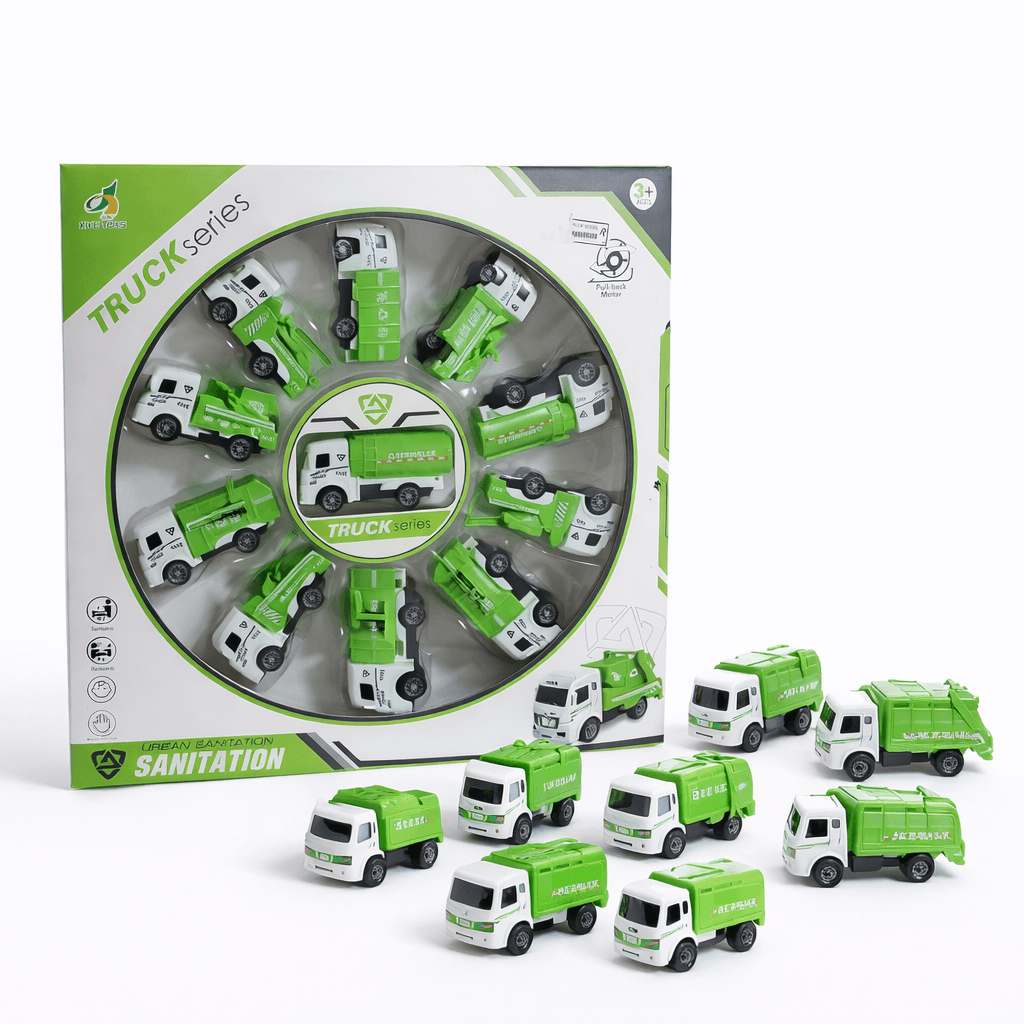 Truck Series Sanitation Playset Pull-Back Trucks Set Lebanon