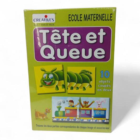 Head & Tail Matching Game – Preschool Puzzle (Ages 3+)