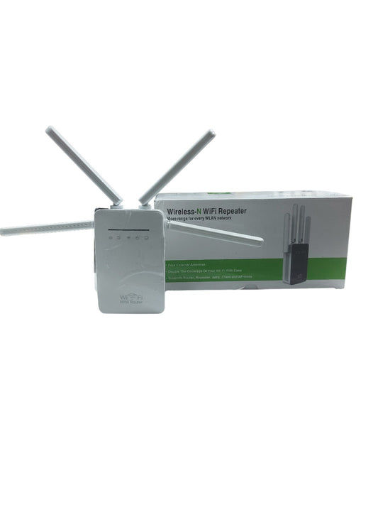Wireless-N WiFi Repeater – Mini Router with 4 External Antennas
