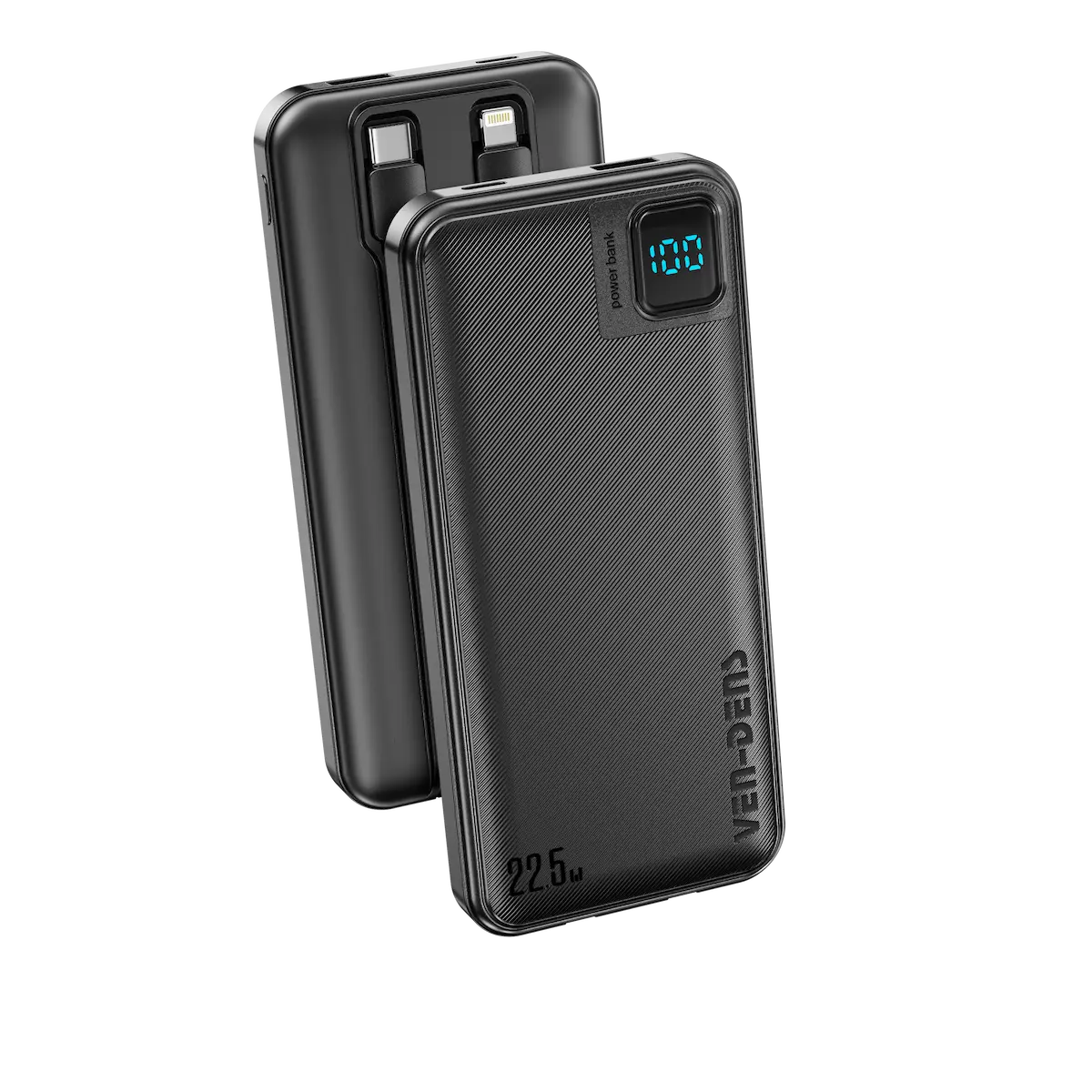 🔋 10000mAh 22.5W Fast Charging Power Bank with Digital Display