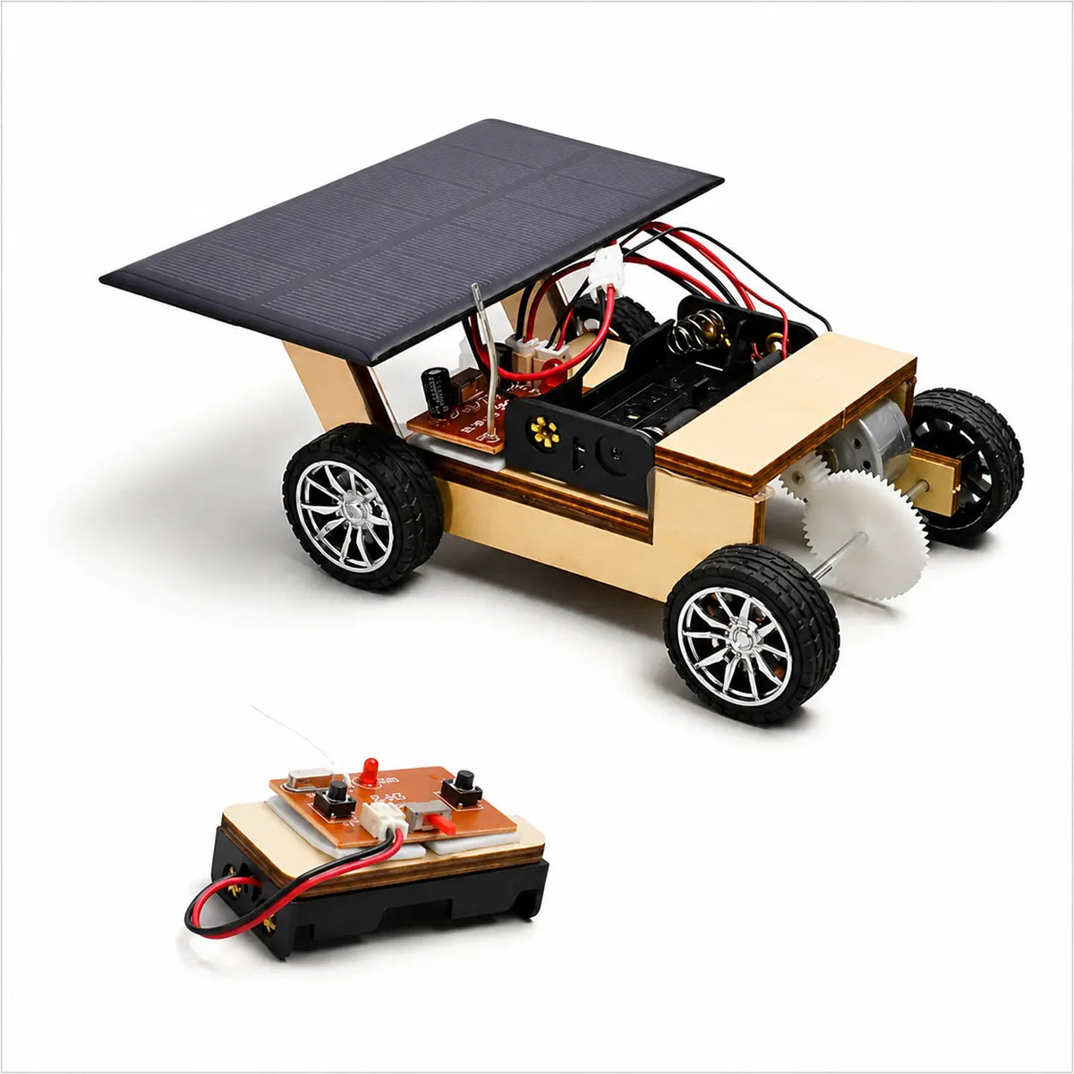 DIY Creative Solar Wireless Remote Control Car - STEM Assembly Kit