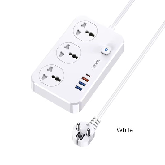KAKUSIGA 2500W Power Strip with USB-C & USB-A  3 Sockets 15m Cable Lebanon