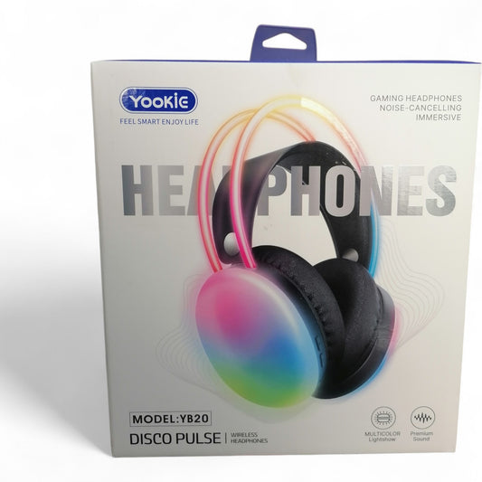 Yookic YB20 Disco Pulse Wireless Headphones