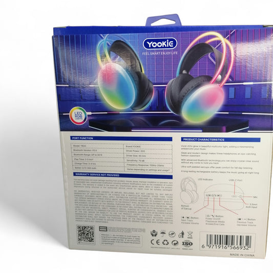 Yookic YB20 Disco Pulse Wireless Headphones