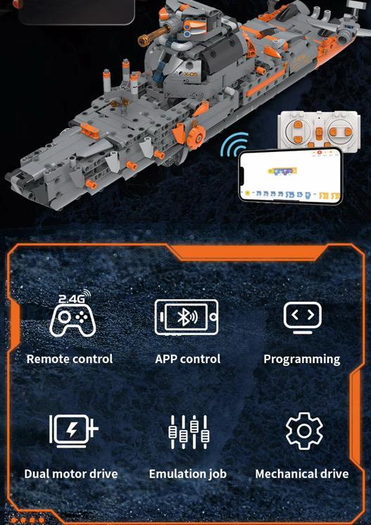 3-in-1 Military Building Kit – Tank, Ship & Transport Vehicle Set