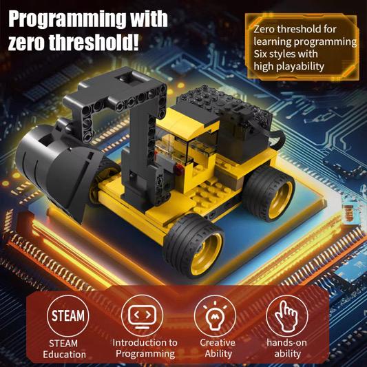6-in-1 Engineering Building Kit – STEM Construction Learning Set