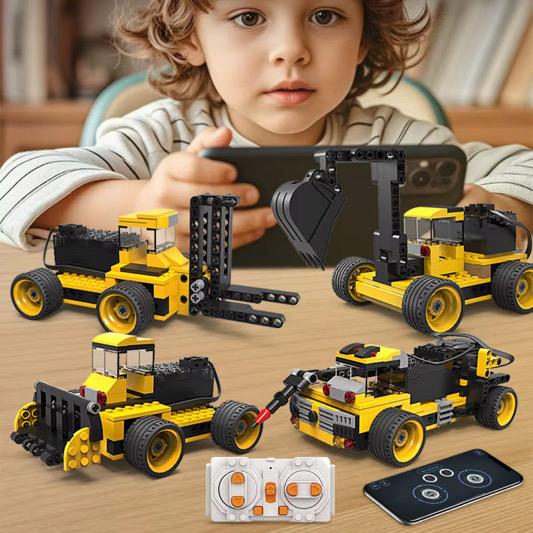 6-in-1 Engineering Building Kit – STEM Construction Learning Set