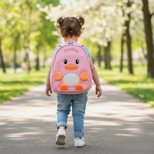 Pink Duckling 3D Backpack