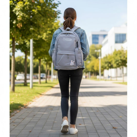Gray Rabbit Backpack