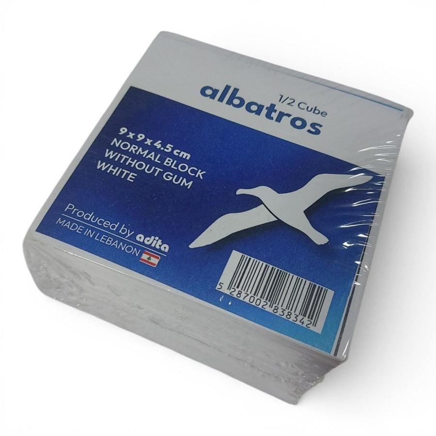 Albatros Paper Cube  Half Cube White Lebanon
