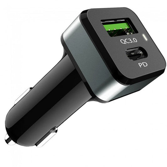 Bavin PD 20W & QC 30 Fast Car Charger Type-C + USB Lebanon