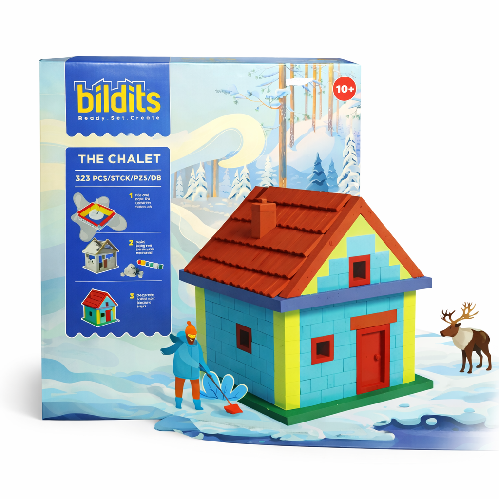 Buildits The Chalet Construction Kit  323 Pieces STEM Building Set Age Lebanon