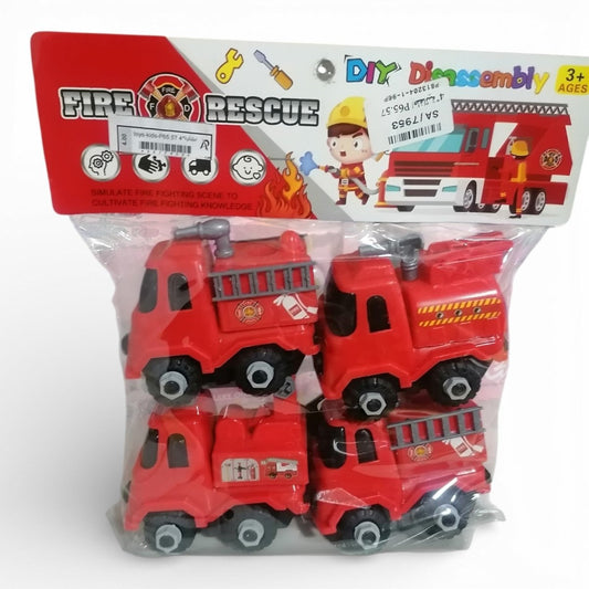 DIY Fire Rescue Trucks Set  Mini Firefighting Vehicles Lebanon