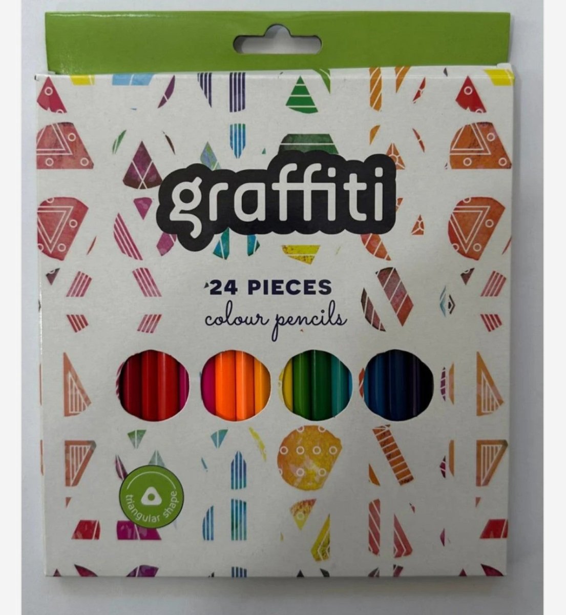 Graffiti Colour Pencils  24 Pieces Triangular Shape Lebanon
