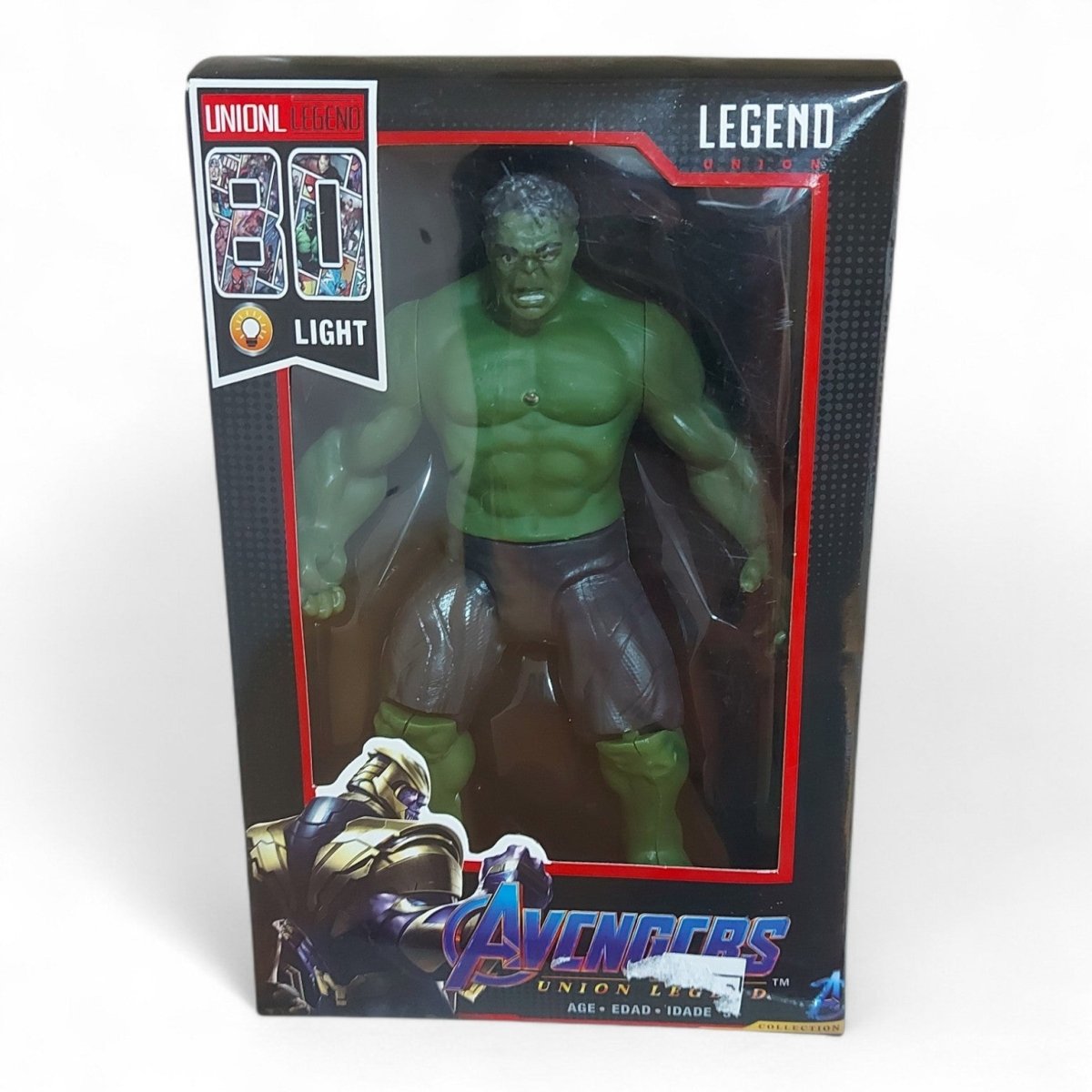 Hulk Action Figure  Avengers Union Legend Light-Up Lebanon