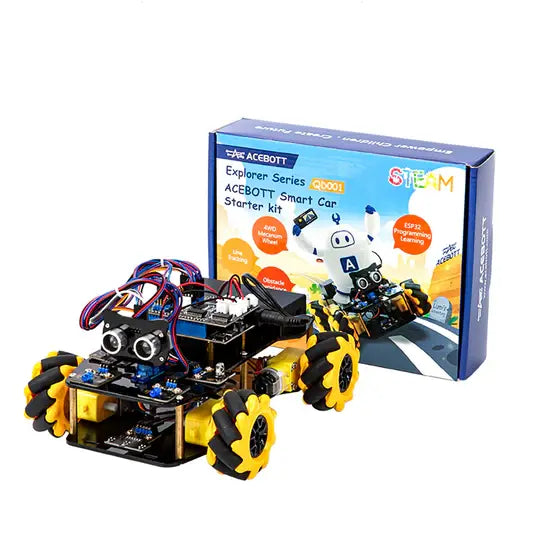 ACEBOTT ESP32 Smart Robotics Car Starter Kit with Camera & Mecanum Wheels