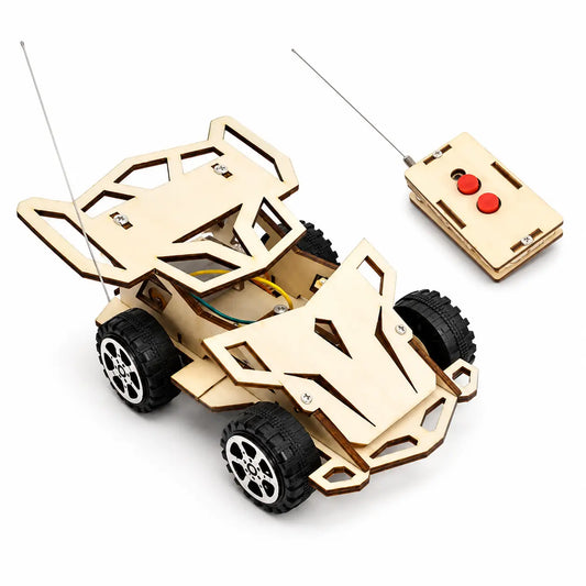 DIY Wooden 4WD Car – STEM Engineering Building Kit