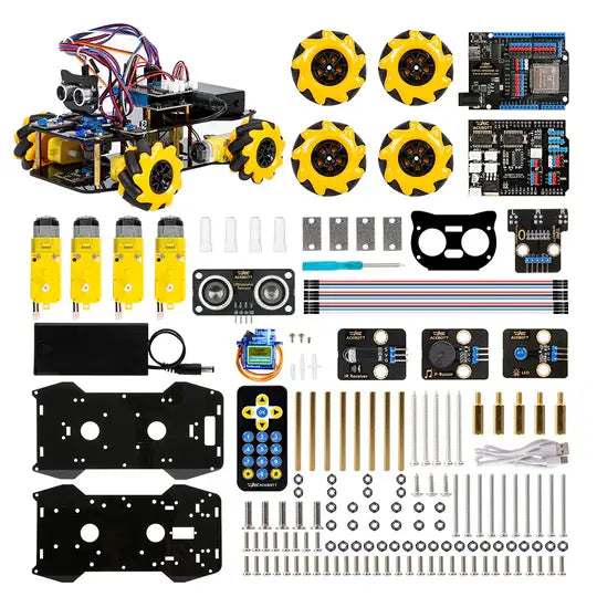 ACEBOTT ESP32 Smart Robotics Car Starter Kit with Camera & Mecanum Wheels