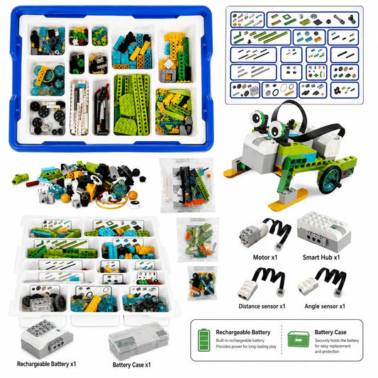 WEDO 2.0 Robotics Kit – 280PCS Battery & Rechargeable Version STEM Building Set