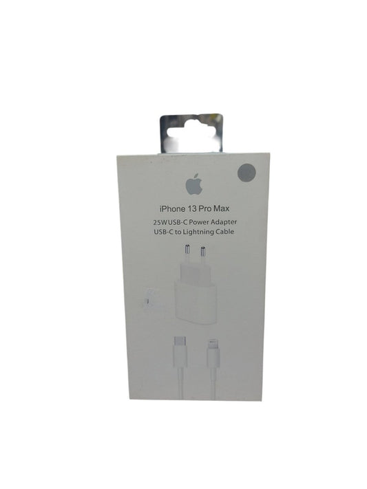 iPhone 13 Pro Max Fast Charging Set  25W USB-C Adapter + USB-C to Lightning Cable Lebanon