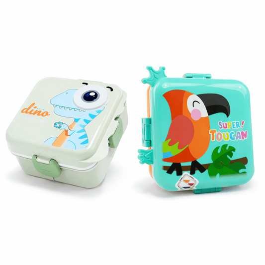 Kids Cartoon Lunch Box  Dino & Toucan Design Lebanon