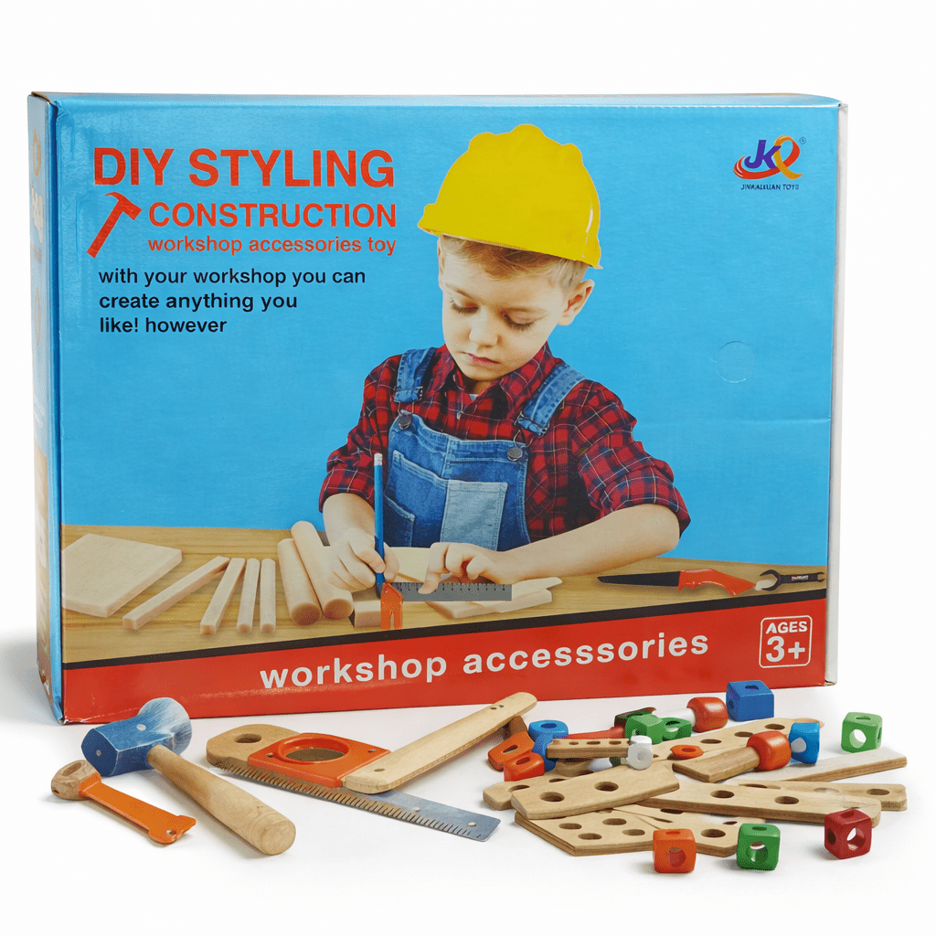 Kids DIY Wooden Construction Workshop Set Lebanon