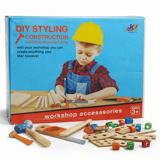 Kids DIY Wooden Construction Workshop Set Lebanon