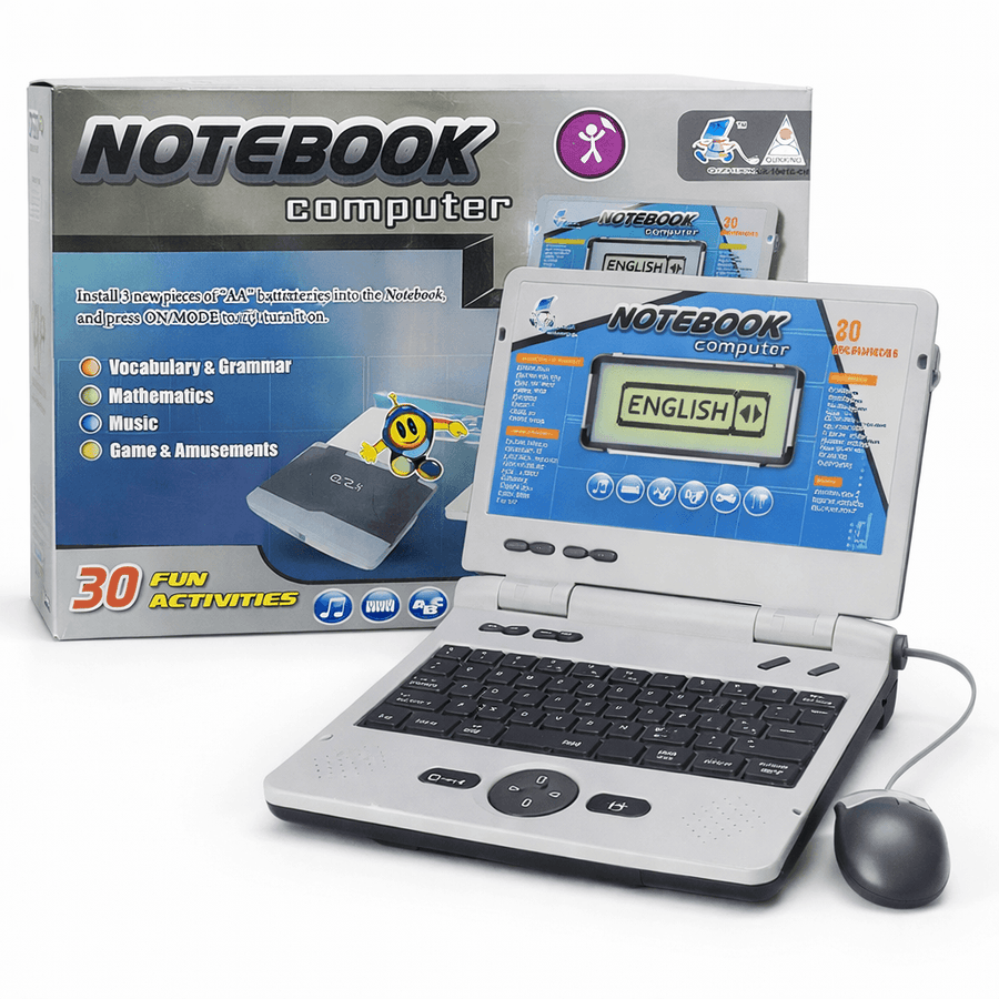 Kids Educational Notebook Computer Toy 30 Activities Lebanon