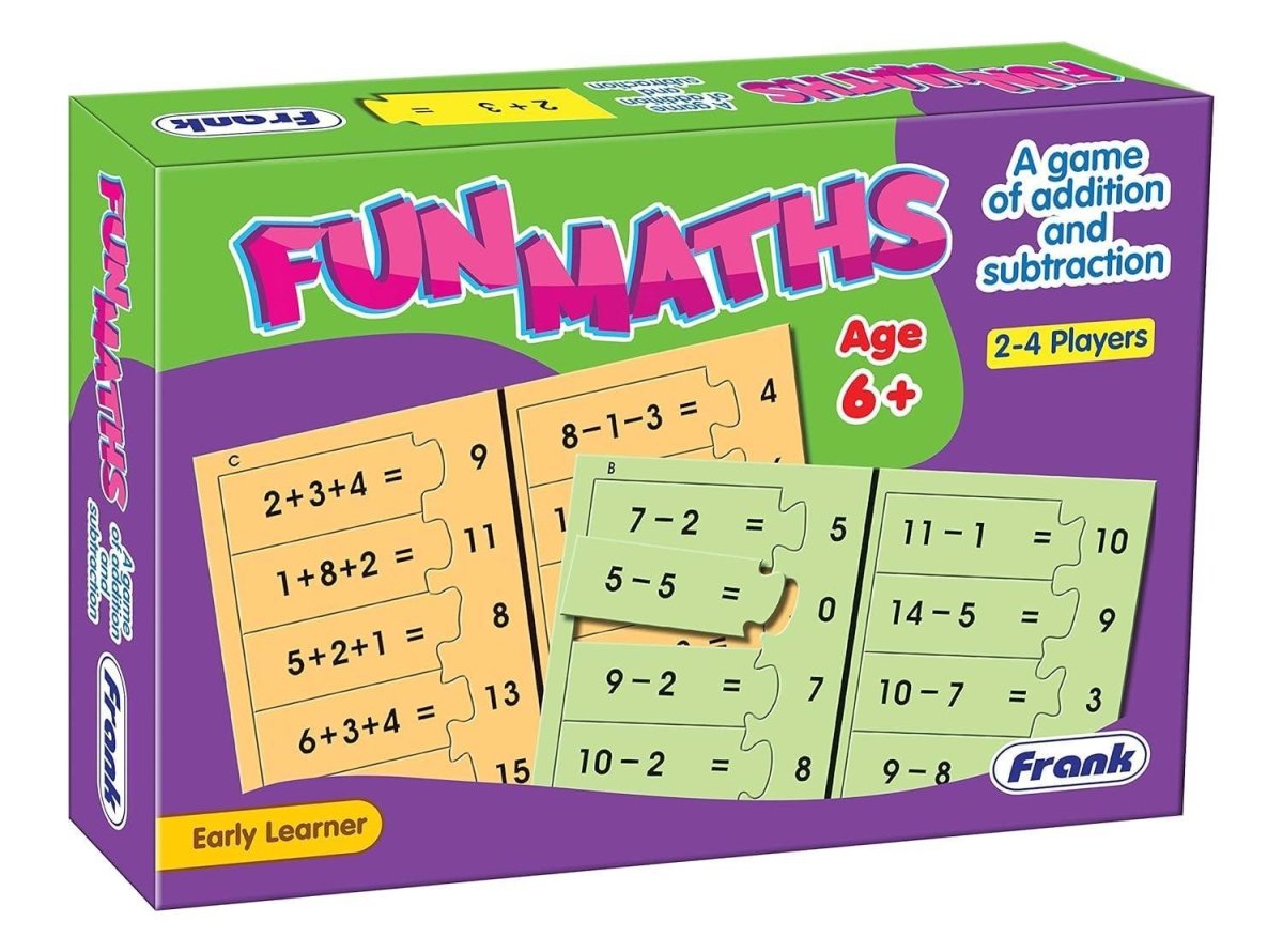 Kids Fun Maths Puzzle Game  Addition & Subtraction Learning Set Ages 6+ 24 Players Lebanon
