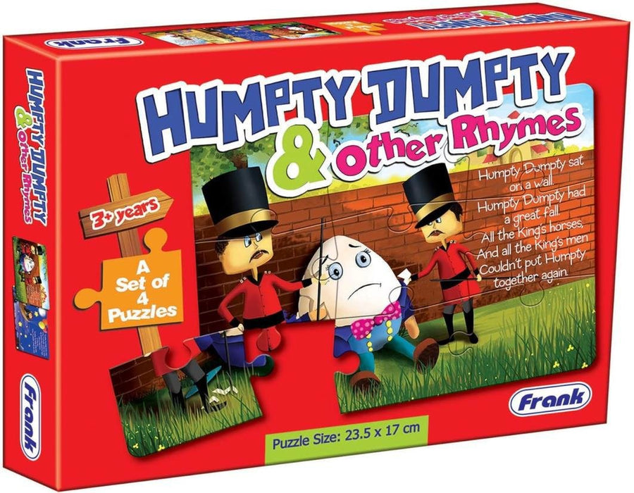 Kids Nursery Rhymes Puzzle Set  Humpty Dumpty & More 4 Puzzles Ages 3+ Lebanon