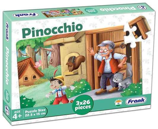 Kids Pinocchio Puzzle Set  Story-Based Learning Puzzles 3 x 26 Pieces Ages 4+ Lebanon
