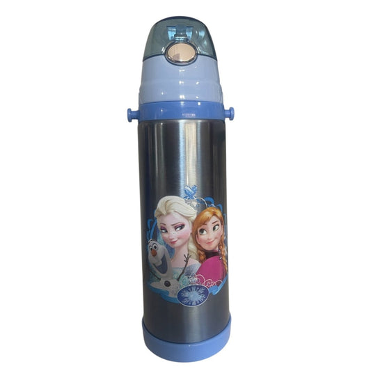 Kids Stainless Steel Water Bottle with Straw Lid  Cartoon Design Cars Spiderman Frozen Kuromi | Leakproof & Durable Lebanon