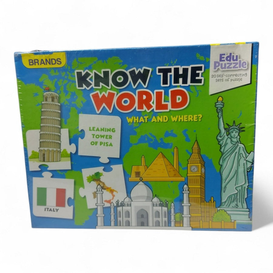 Know the World  What and Where Educational Puzzle Lebanon