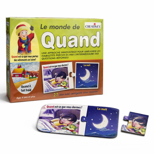 Le Monde de Quand  Educational Q&A Cards Lebanon