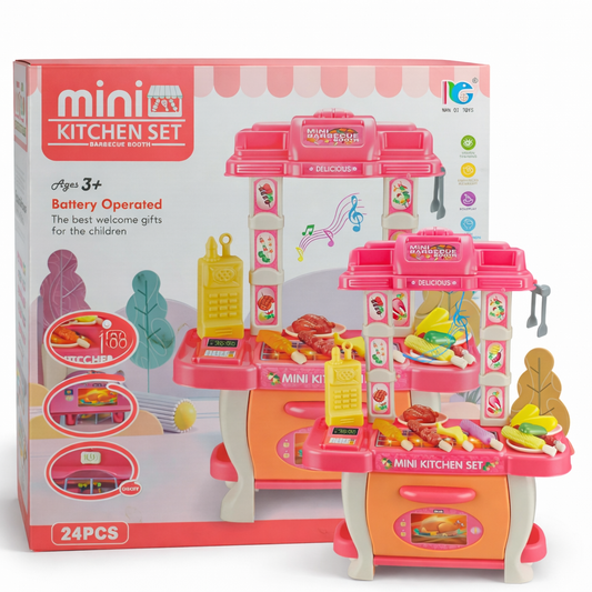 Mini Kitchen Set  Kids Barbecue Playset 24 Pieces Lebanon