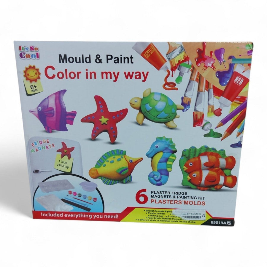 Mould & Paint  Color in My Way Plaster Magnets Painting Kit Lebanon