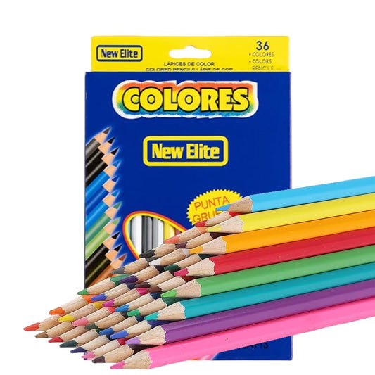 New Elite Colored Pencils  24 Colors Thick Tip Lebanon