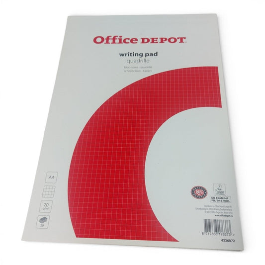 Office Depot Writing Pad  Quadrille Squared Lebanon