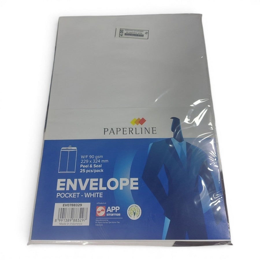 Paperline Pocket Envelopes  White Peel & Seal Lebanon