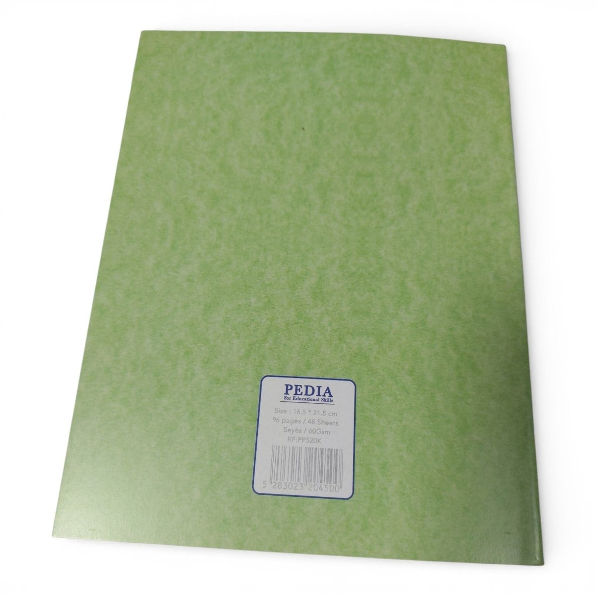 Pedia Exercise Notebook  Green Cover A5 Lebanon